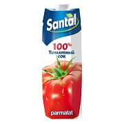 Сок SANTAL (Сантал), томатный, 1 л, для детского питания, тетра-пак, 547746