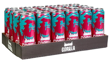 Напиток энергетический Gorilla Cherry Berry с вишней, 450мл
