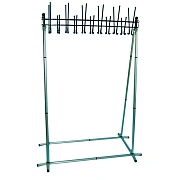 Вешалка TI_гардеробная А-22(Ц) алюм 22 персоны