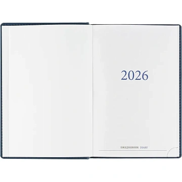 Ежедневник датированный 2026, синий,А5, 148х218 мм,352 стр,АТТАСНЕ Вива