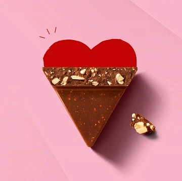 Шоколад Toblerone молочный с медово-миндальной нугой, 100г