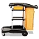Тележка уборочная Rubbermaid 2х9л, с мешком 128л, FG9T7200BLA