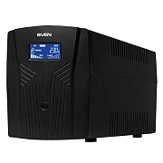 Источник бесперебойного питания SVEN Pro 1500, 1500VA (900W), 3 евророзетки, 2 розетки RJ45, SV-0138