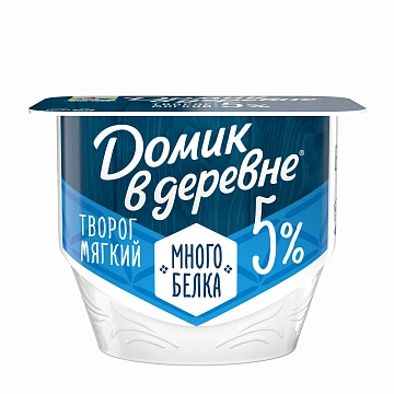 Творог Домик в деревне мягкий 5%, 150г