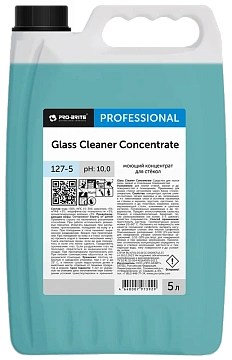 Средство для мытья стекол и зеркал 5 л, PRO-BRITE GLASS CLEANER, концентрат, 127-5