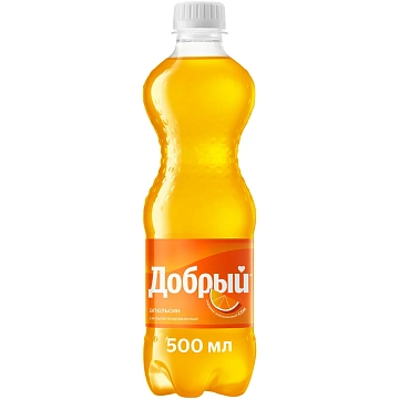 Напиток Добрый Апельсин газированный, 500мл
