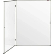 Доска-витрина для информации магн-маркерн Attache Window 90x120, алюм. рама