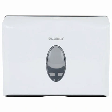 Диспенсер для полотенец бытовой LAIMA HOME (Система H2), Z-сложения, белый, ABS, 609108