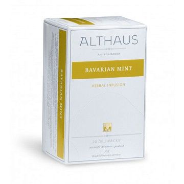 Чай Althaus Deli Packs Bavarian Mint 20 пакx1,75гр/уп