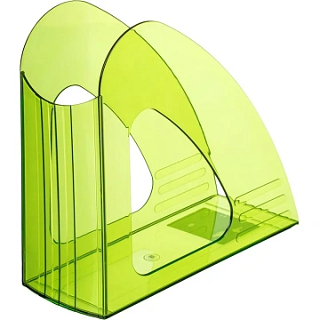 Лоток вертикальный Attache 90мм Bright Colours прозрачный зеленый