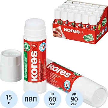 Клей-карандаш 15г KORES 12153