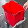 Ведро Rubbermaid WaveBrake для грязной воды, красное, FG9C7400RED