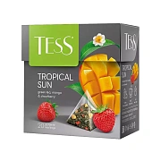 Чай Tess Tropycal Sun (Тропикал Сан), зеленый, 20 пирамидок