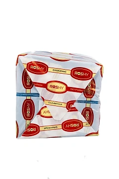 Салфетки сервировочные Roshy 33х33см, синие, 2 слоя, 200шт