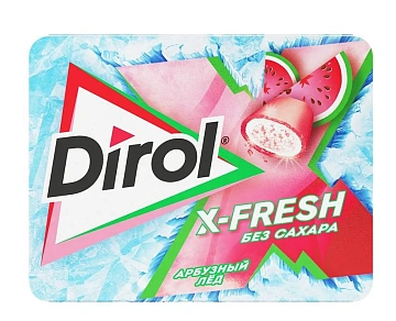 Резинка жевательная Dirol X-Fresh Арбуз, 16г