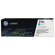 Картридж лазерный HP (CF381A) LaserJet M476dn/476dw/476nw, №312A, голубой, оригинальный, ресурс 2700