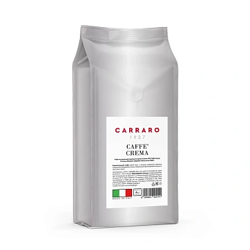 Кофе Carraro Cafe crema в зернах, 1кг