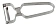 METRO PROFESSIONAL Овощечистка горизонтальная, 12 х 5.5см