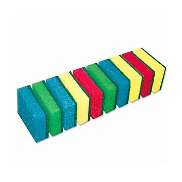 Губка Vclean Макси 8.5х6х2.5см, 10шт/уп