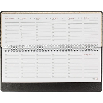 Планинг недатированный ГР. Sidney Nebraska, черный 3-318/02