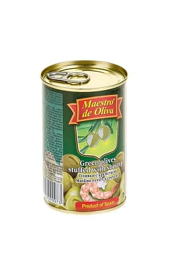 Оливки Maestro de oliva с креветками, 300г