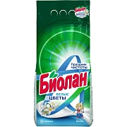Стиральный порошок автомат 9 кг, БИОЛАН 'Белые цветы'