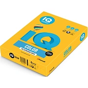 Бумага цветная IQ color, А4, 80 г/м2, 500 л., интенсив, солнечно-желтая, SY40