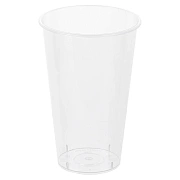 Стакан одноразовый Vzlp глянцевый пластиковый прозрачный 500мл, 20шт