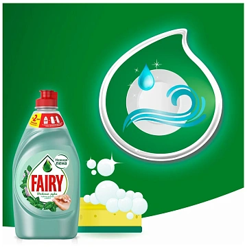 Средство для мытья посуды, 900 мл, FAIRY (Фейри) Нежные руки 'Чайное дерево и мята'
