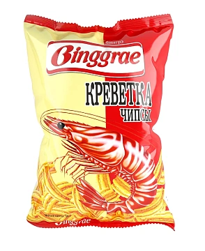 Чипсы Binggrae со вкусом Креветки, 50г