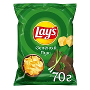 Чипсы Lay's Зеленый лук, 70г