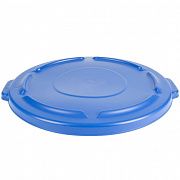 Крышка для мусорного контейнера Rubbermaid Brute 121.1л, с защелкой, синяя, FG263100BLUE