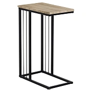Стол журнальный на металлокаркасе BRABIX 'LOFT CT-002', 450х250х630 мм, цвет дуб натуральный, 641862