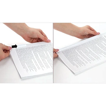 Скрепкошины для быстрого переплета BRAUBERG, комплект 10 шт., ширина 10 мм (до 50 л. А4), белые, 224