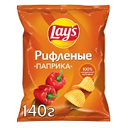 Чипсы Lay's рифленые Паприка, 140г