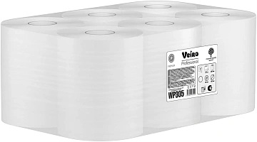 Бумажные полотенца Veiro Professional Basic К101, в рулоне, 180м, 1 слой, белые