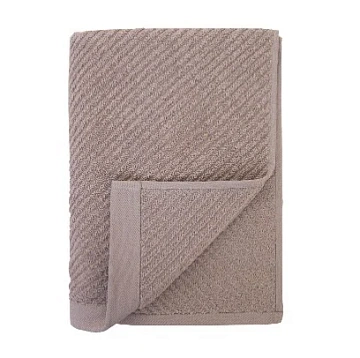 Полотенце Tessolo Home махровое диагональ бежевое, 100 x 150см