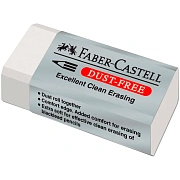 Ластик Faber-Castell 'Dust Free', прямоугольный, картонный футляр, 41*18,5*11,5мм