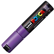 Маркер акриловый Uni Posca PC-7M фиолетовый, 4.5 - 5.5 мм, круглый