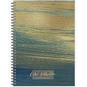 Бизнес-тетрадь А4 96л AttacheSelection Gold Collection клет,спир,карт,голуб