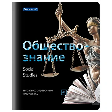 Тетради предметные, КОМПЛЕКТ 10 ПРЕДМЕТОВ, 48 л., глянцевый лак, BRAUBERG, 'BLACK & BRIGHT', 403560