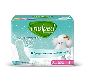 Прокладки Molped антибактериальные Супер, 8шт