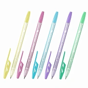 Ручка шариковая BRAUBERG 'ULTRA PASTEL', СИНЯЯ, узел 0,7 мм, чернила ГЕРМАНИЯ, наконечник ШВЕЙЦАРИЯ