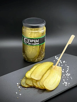 Огурцы EcoFood для сэндвичей, 350г