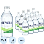 Вода минеральная Сенежская негазированная, стекло, 0,33 л