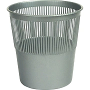 Корзина для мусора офисная 10л пластик, серая Luscan