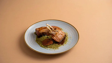 Тарелка Metro Professional Madleen Blue 26см, обеденная, 6шт/уп