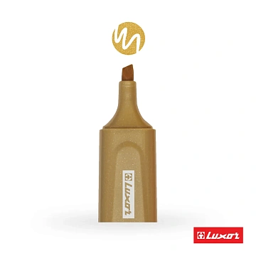 Текстовыделитель Luxor 'Textliter Metallic' золото, 1-5мм