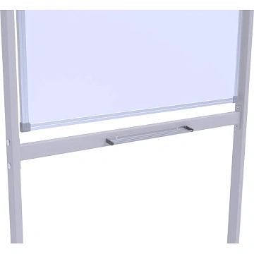 Доска магнитно-маркерная(бел)/меловая(зелен) Attache Twist 100х70вращ,ролик