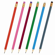 Карандаш чернографитный KOH-I-NOOR, 1 шт., 'Astra', НВ, с ластиком, корпус ассорти, заточенный, 1380, 1380002017KSRU
